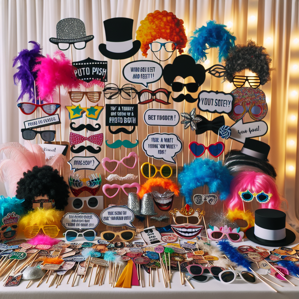 Fotohokje Props Must-Haves voor Elk Evenement voor de Perfecte Sfeer
