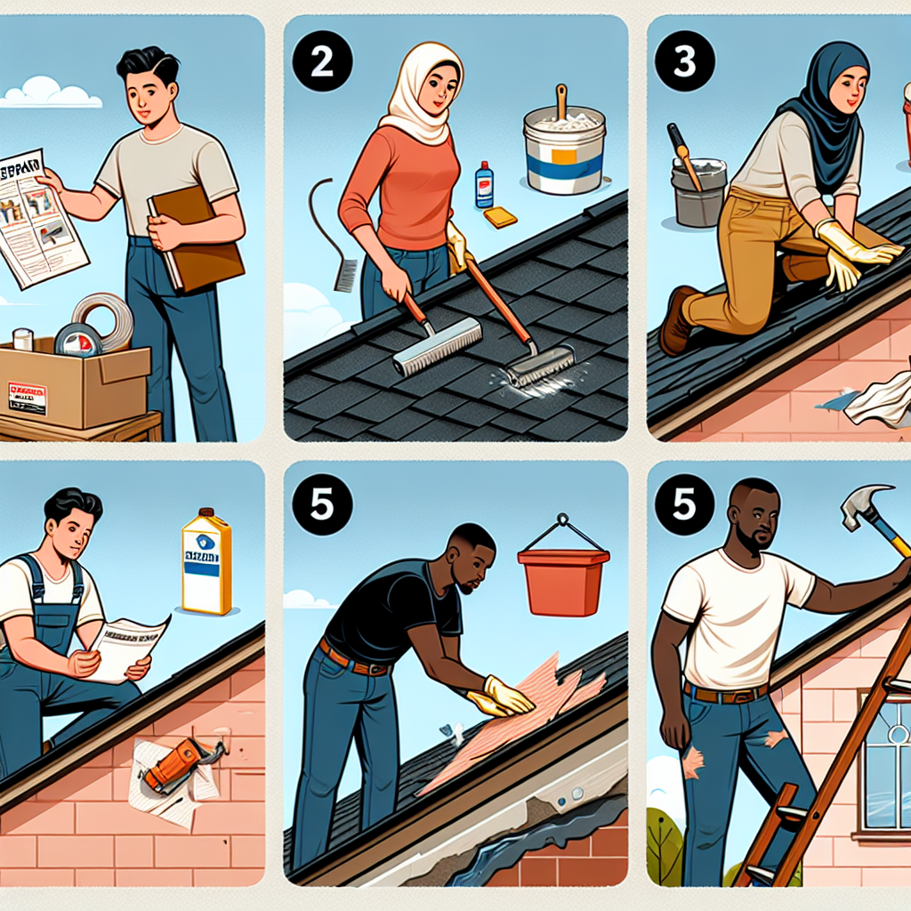 Stappen voor een Succesvolle Dakreparatie in 5 Eenvoudige Stappen