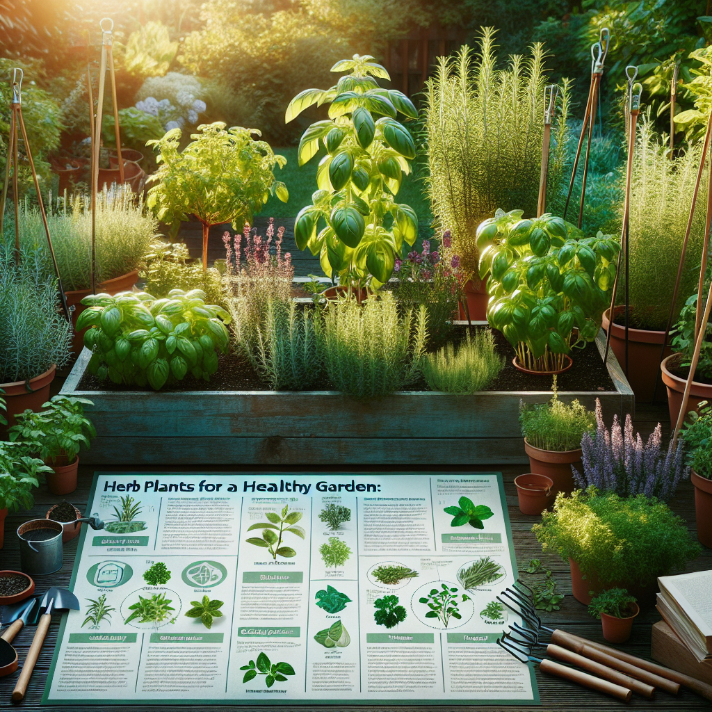 Kruidenplanten voor een Gezonde Tuin: Tips en Tuintips voor Groei